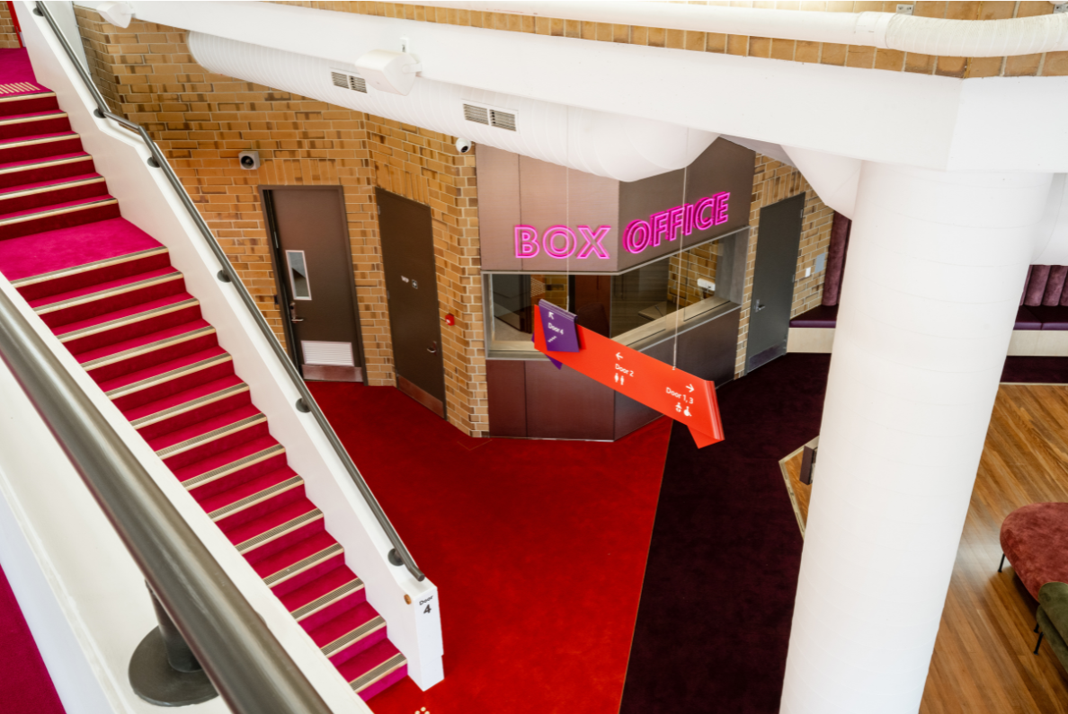 Hopgood Theatre stairway