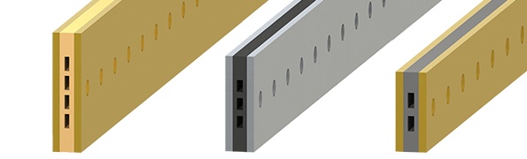 FLUSH SIDED STRESS RELIEVING CONTROL STRIPS 3MM 6MM CONTROL SECTION