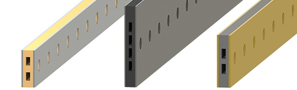 FLUSH SIDED STRESS RELIEVING CONTROL STRIPS 6MM CONTROL SECTION