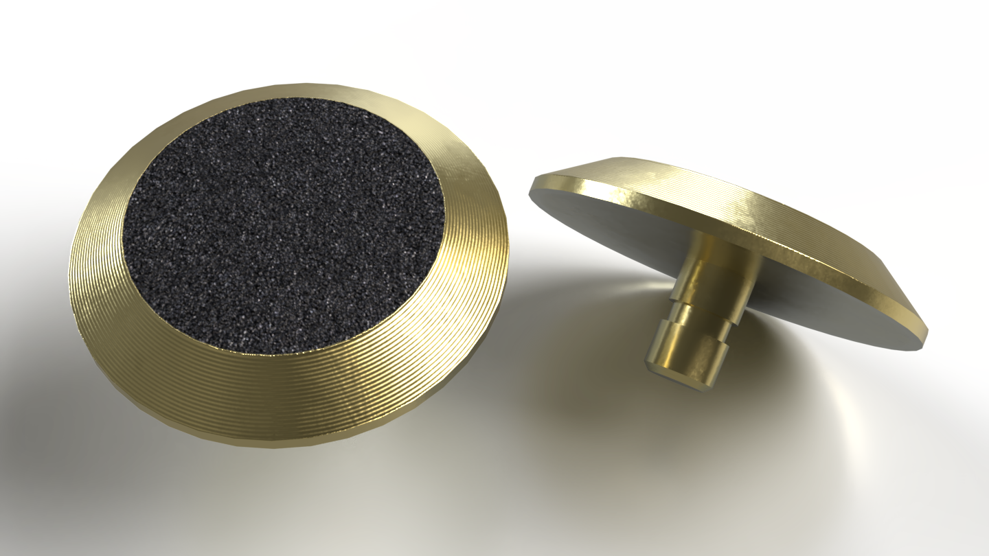 LTAB Abrasive Top Solid Brass