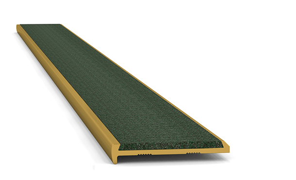 BFA501SB Bevelled Edge Abrasive Brass Nosing