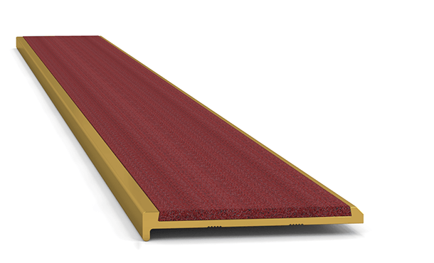 BFA771SB Bevelled Edge Abrasive Brass Nosing