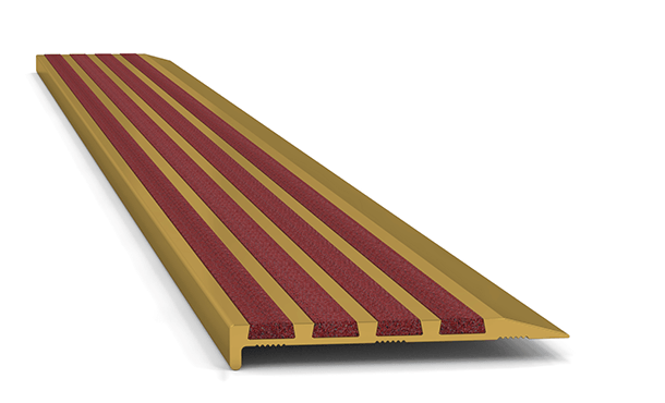 B734ST Surface Mounted Abrasive Stair Tread Nosing