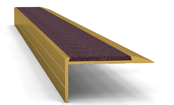 BFA741ST Surface Mounted Abrasive Stair Tread Nosing