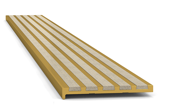 B775S Recessed Abrasive Stair Tread Nosing