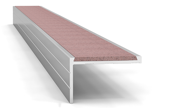 FA591S Recessed Abrasive Stair Tread Nosing