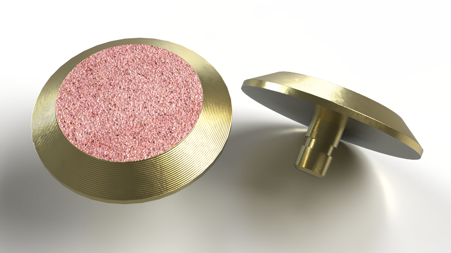 LTAB Abrasive Top Solid Brass